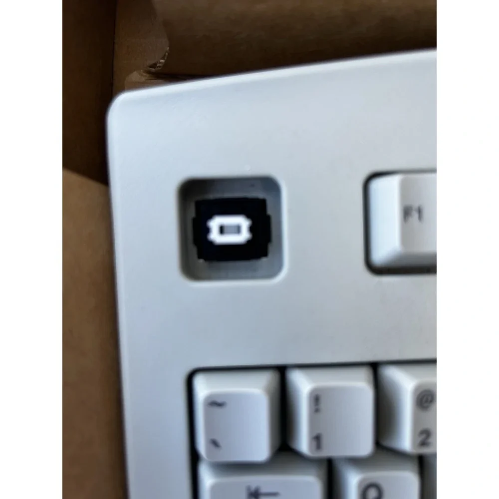 Vintage ALPS GlidePoint Mechanical Keyboard White Alps Switches Box Tested USB